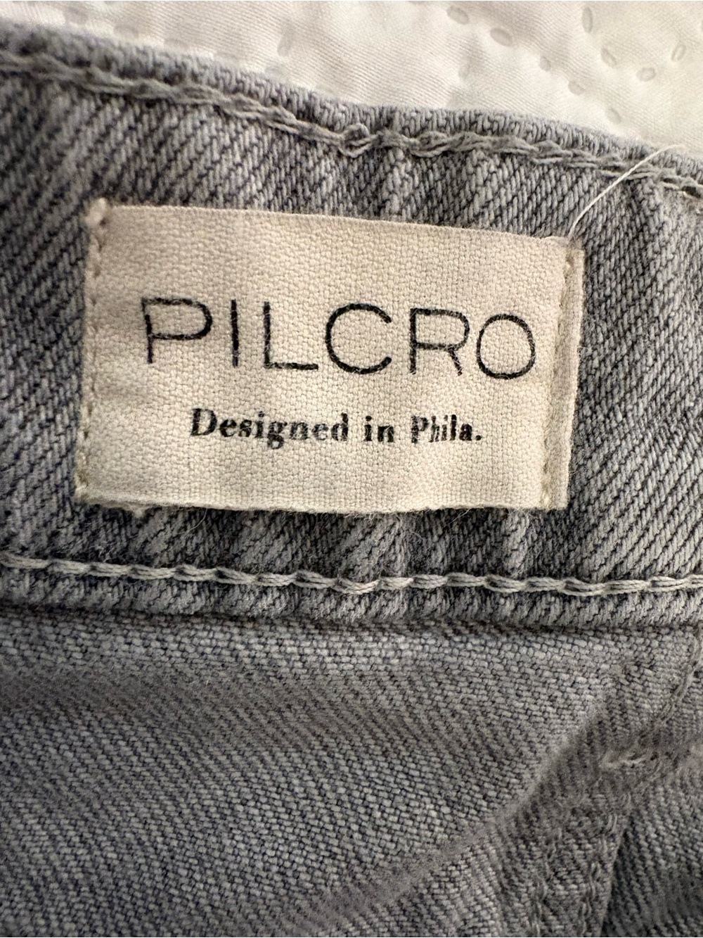 Anthropologie Pilcro High Rise Cuffed Wide Leg Jeans 29 Gray 90s Baggy Denim - Picture 4 of 11